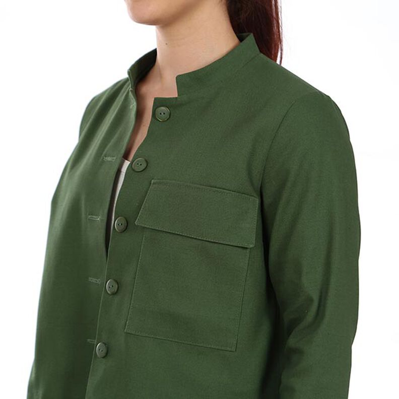 FRAU CLEO kort jakke med opretstående krave og stor påsyet lomme | Studio klippeklar | XS-XXL,  image number 10