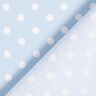Bomuldspoplin store prikker – lyseblå/hvid,  thumbnail number 6