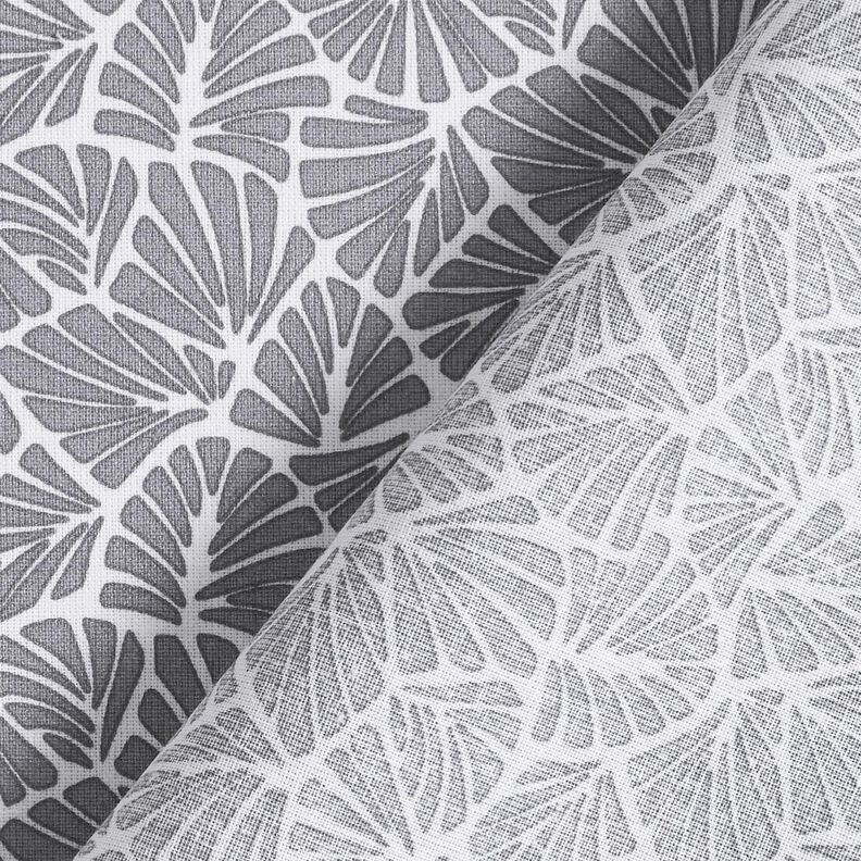 Impr&aelig;gneret voksdug abstrakte mini-blade &ndash; gr&aring;/hvid,  image number 5