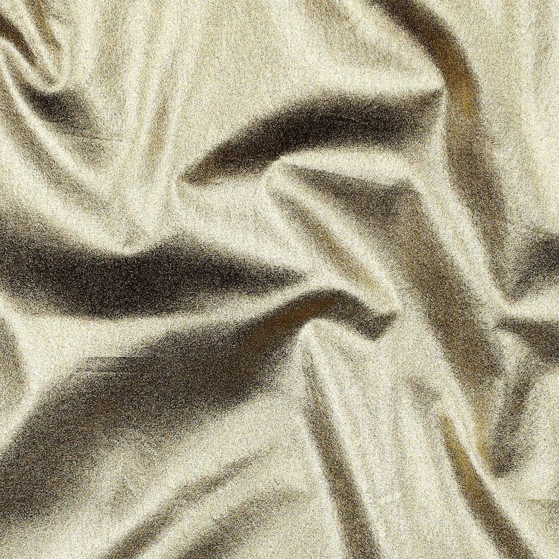 Bomuldspoplin forstærket med folie Ensfarvet – gold metallic,  image number 2