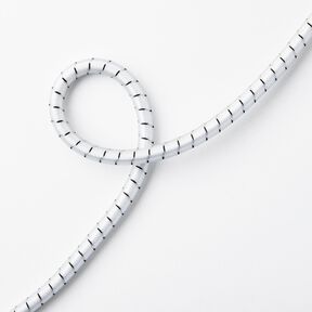 Stærk outdoor-gummisnor [Ø 10 mm] – hvid/sort, 