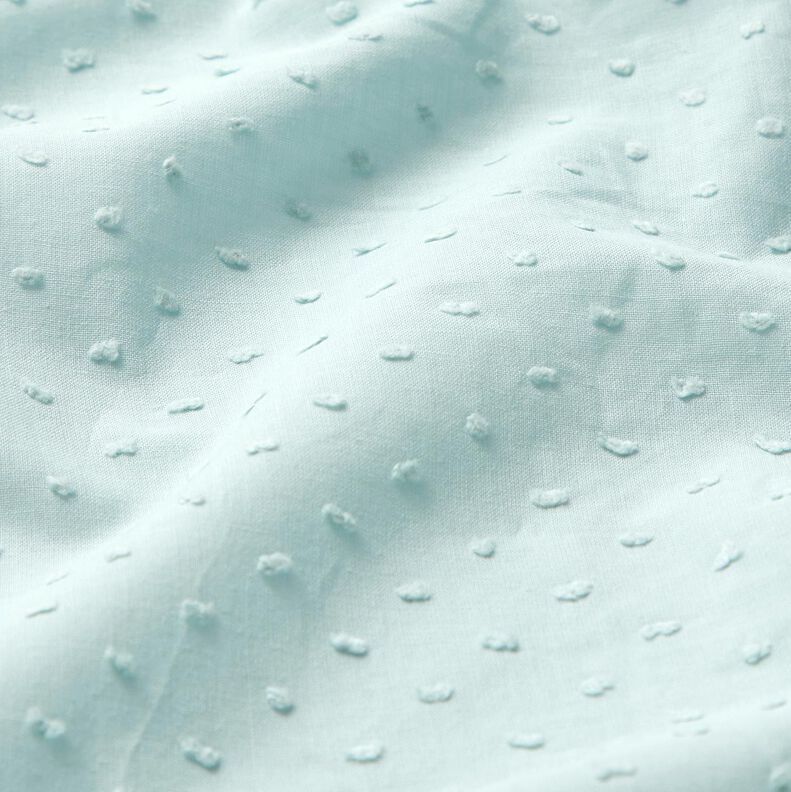 Bomuldsbatist Dobby – isblå,  image number 2