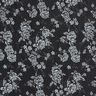 Chambray små roser – sort/hvid,  thumbnail number 1