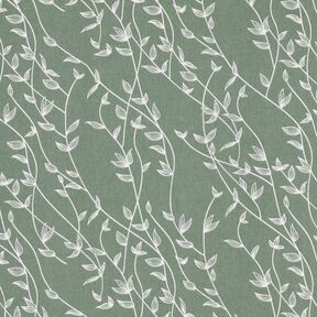 Bomuldspoplin bladranker &ndash; reed, 