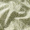 Bomuldsstof Cretonne mini-blade – lys kaki/hvid,  thumbnail number 2