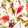 Outdoorstof Canvas Blomster og Sommerfugle – hvid/lilla,  thumbnail number 3