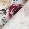 Musselin/Dobbelt-Crincle stof akvarel roser Digitaltryk – hvid,  thumbnail number 5