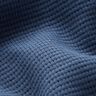 Mini Vaffeljersey af bomuld ensfarvet – jeansblå,  thumbnail number 3