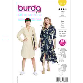 Kjole | Burda 5819| 36-48, 