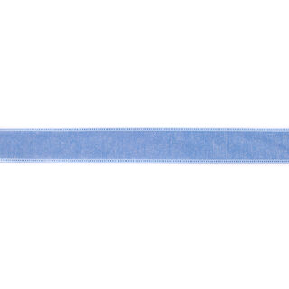 Vævet bånd Chambray Ensfarvet – jeansblå, 