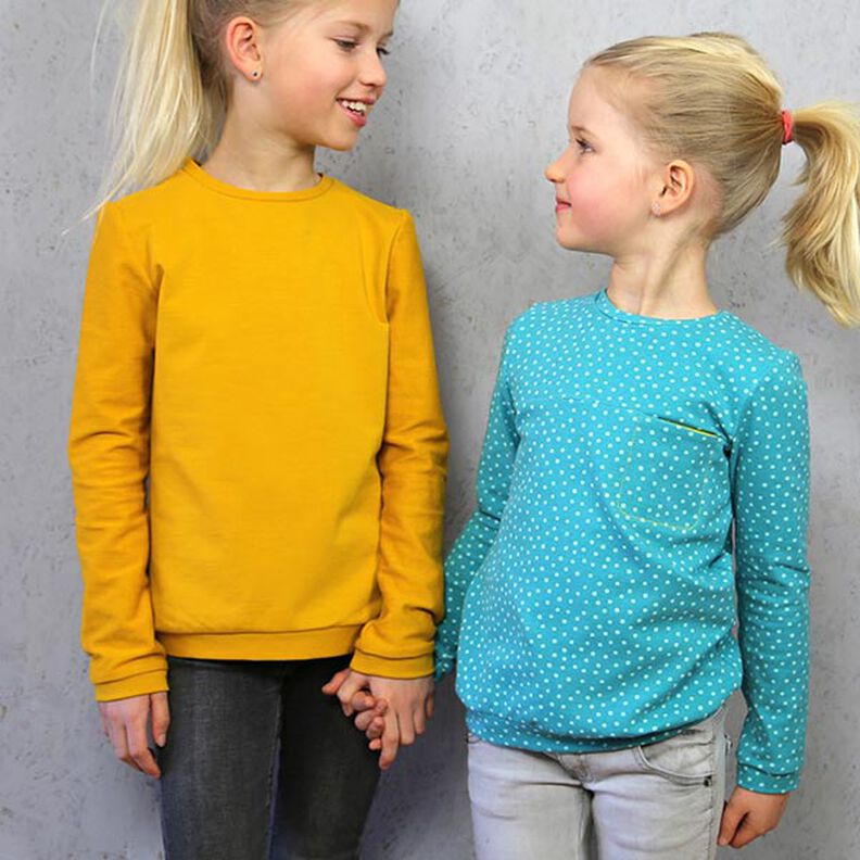 BENTE - sweater med brystlomme, til børn, Studio Schnittreif  | 86 - 152,  image number 3