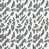 Strikjacquard abstrakt leopardmønster – hvid,  thumbnail number 1