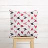 Bomuldsstof Cretonne Høns – uldhvid/chili,  thumbnail number 5