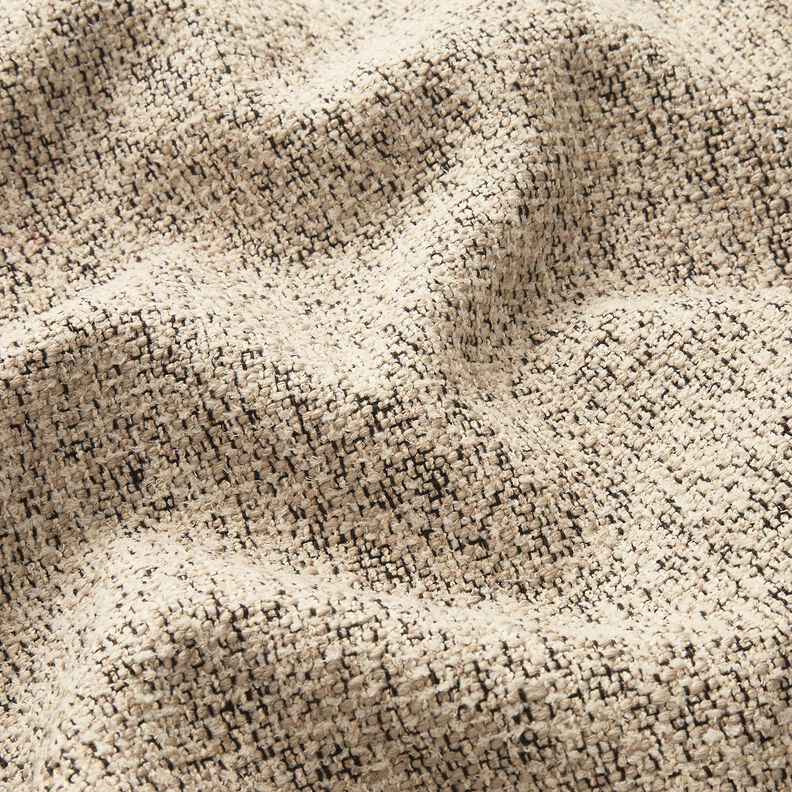 Polsterstof farverigt v&aelig;vet &ndash; greige/sort,  image number 2