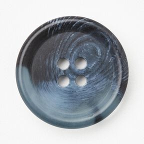4-hulsknap rund [Ø 25 mm] – jeansblå, 