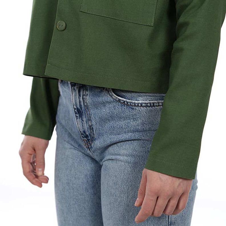 FRAU CLEO kort jakke med opretstående krave og stor påsyet lomme | Studio klippeklar | XS-XXL,  image number 9