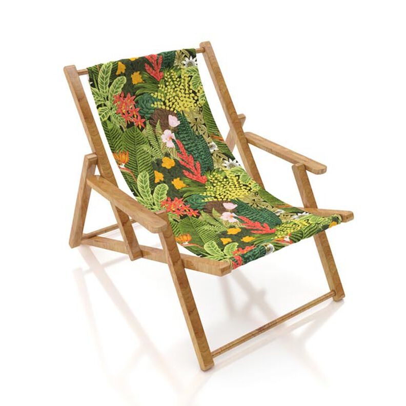 Outdoorstof Canvas eksotiske planter – mørkegrøn,  image number 10