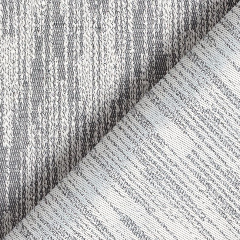 Dekorationsstof Jacquard abstrakt stof genanvendt – grå,  image number 4