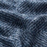 Frakkestof uldblanding zigzag – marineblå,  thumbnail number 2