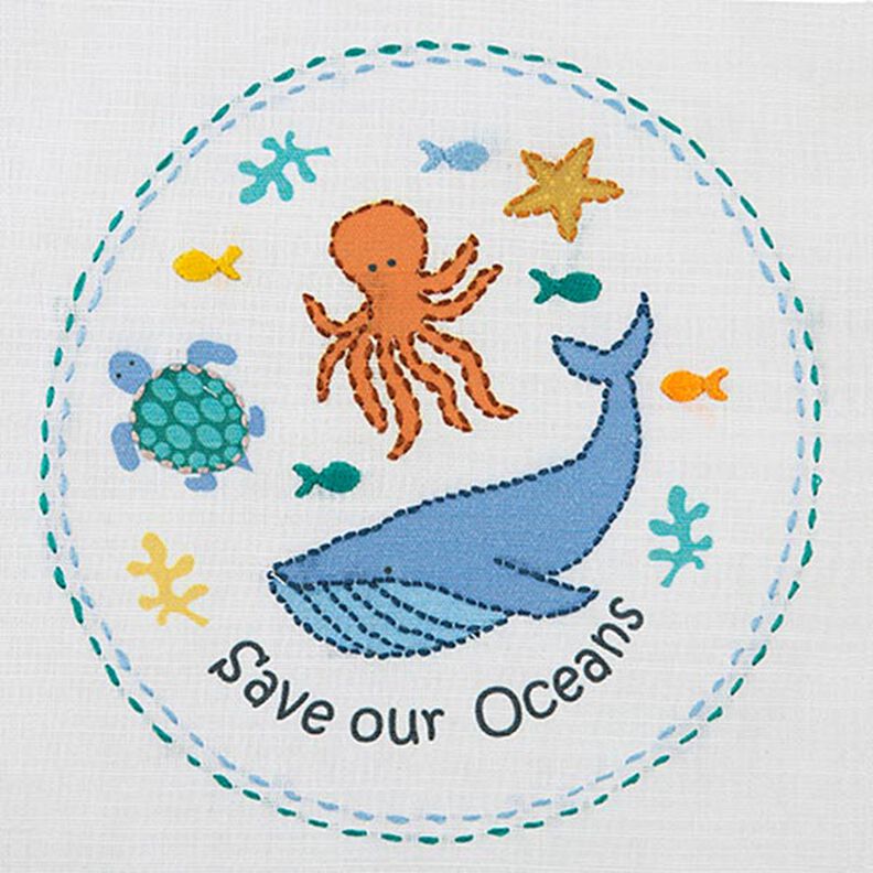 Broderisæt til begyndere Save our Oceans,  image number 2