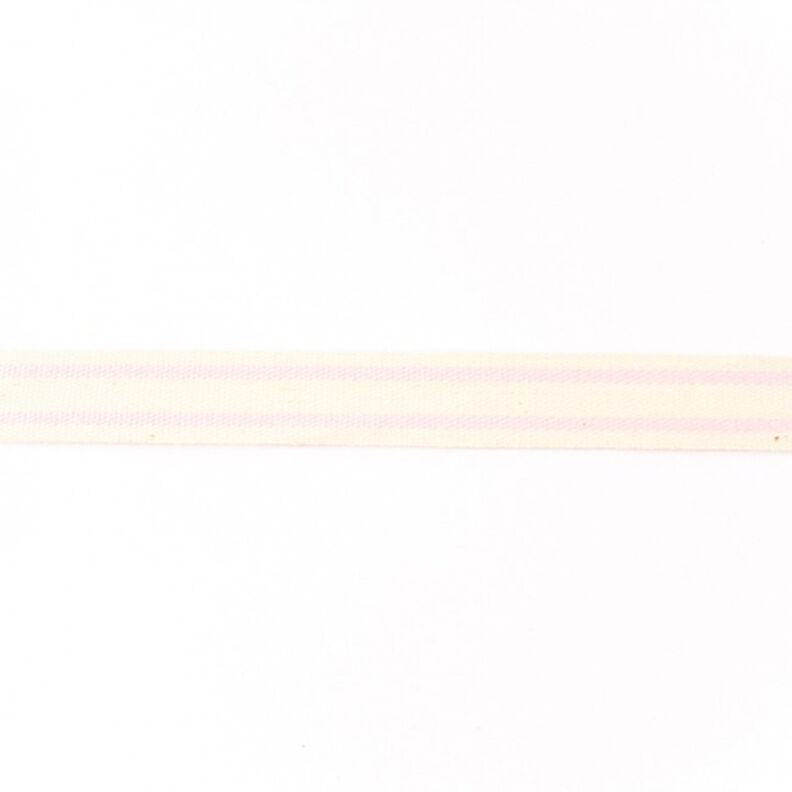 Vævet bånd Bomuld Striber – rosa,  image number 1
