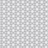 Bomuldsjersey abstrakt blomstermønster – uldhvid/grå,  thumbnail number 1