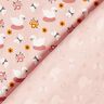 Bomuldsjersey søde svaner – lys rosa/hvid,  thumbnail number 4