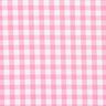 Bomuldsstof Vichy tern 1 cm – rosa/hvid,  thumbnail number 1