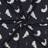 GOTS Bomuldsjersey sæler Digitaltryk | Poppy Fabrics – natblå/anemone,  thumbnail number 3