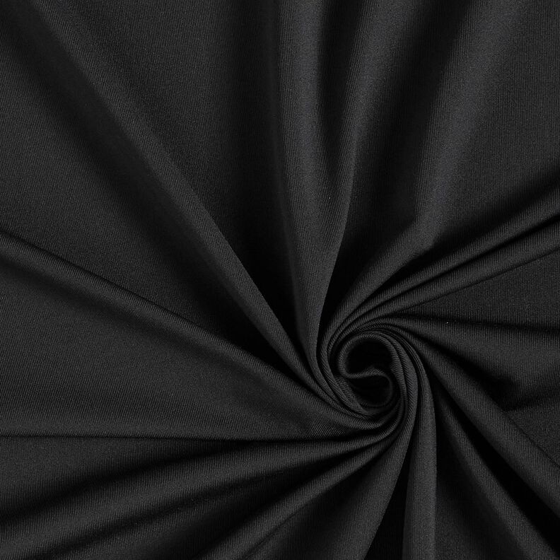 Jersey børstet ensfarvet inderside – sort,  image number 1