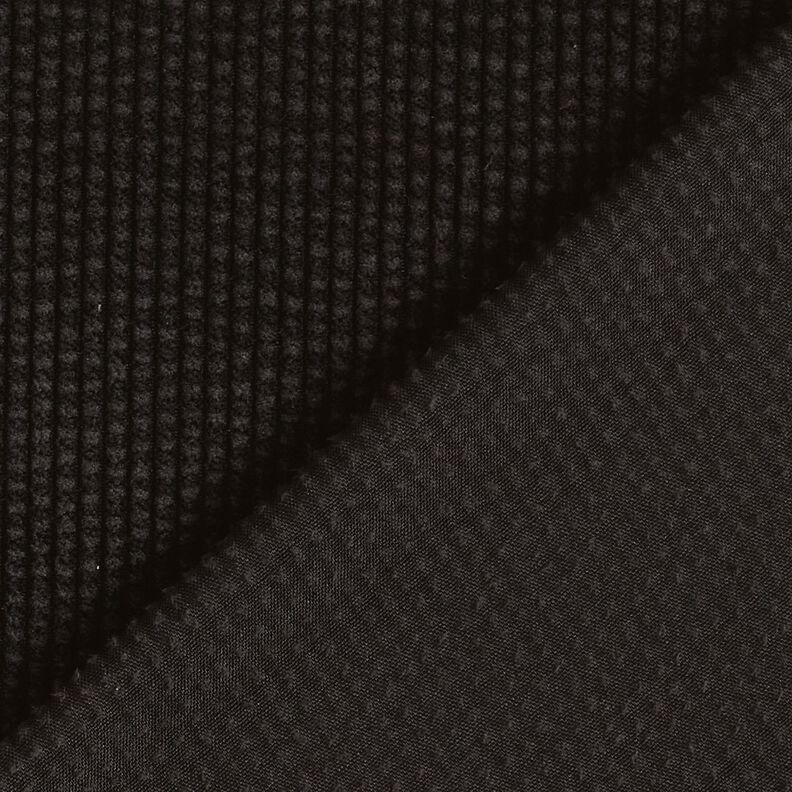 Bred cord Bubble Ensfarvet – sort,  image number 3