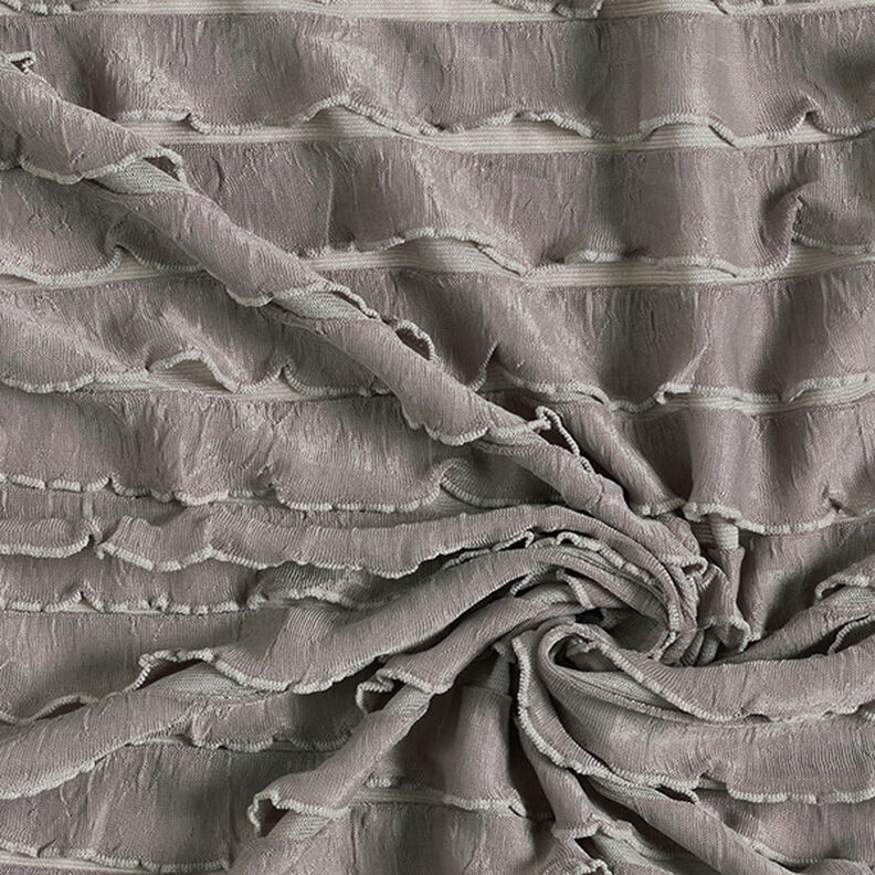 Flæser jersey batik striber på tværs – mørk taupe,  image number 3