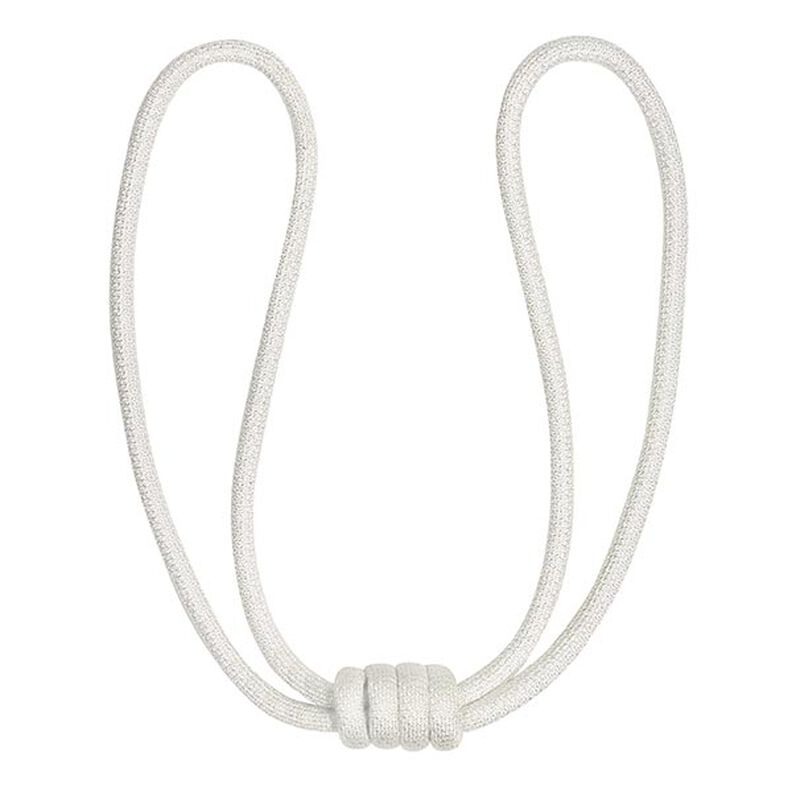 Gardinbinder med rulleknuder [65cm] – hvid | Gerster,  image number 1