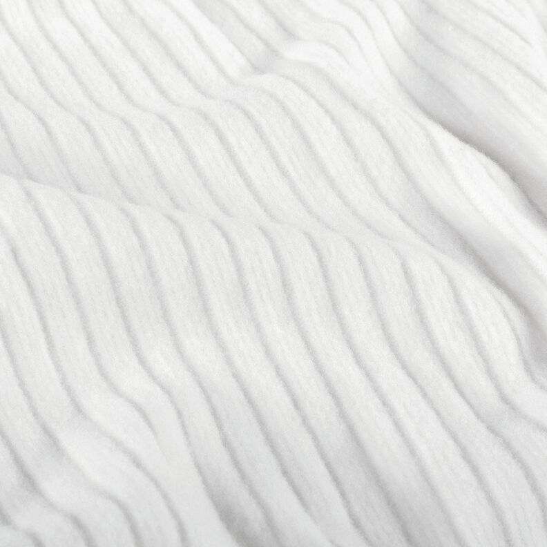 Superblød ribstrik ensfarvet – hvid,  image number 2