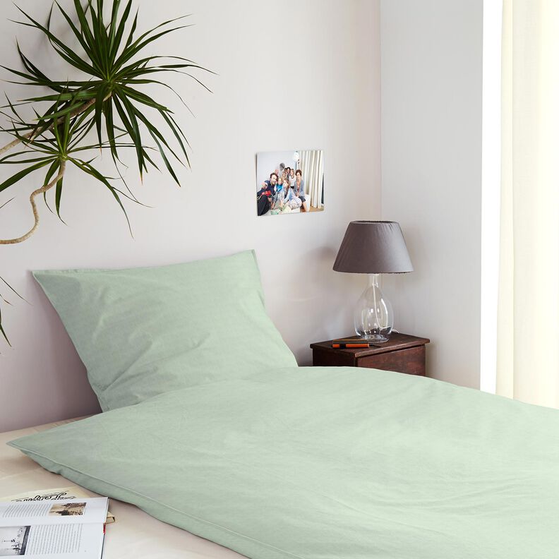 Bomuldssatin Ensfarvet – reed,  image number 7