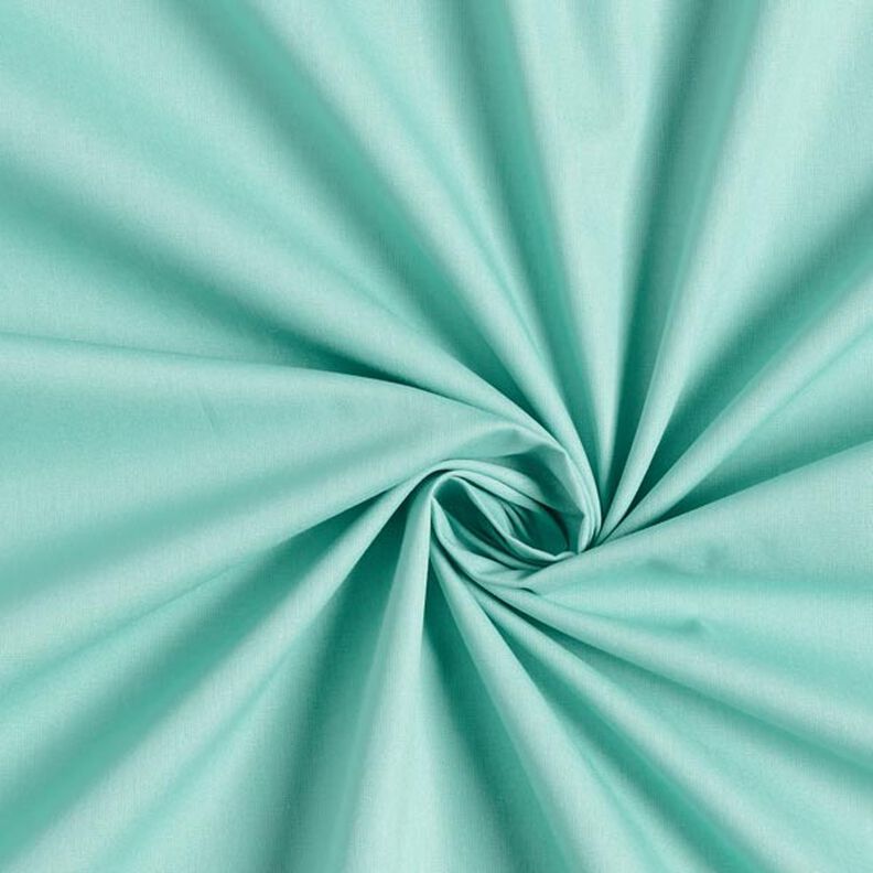 Bomuldspoplin Ensfarvet – eukalyptus,  image number 1