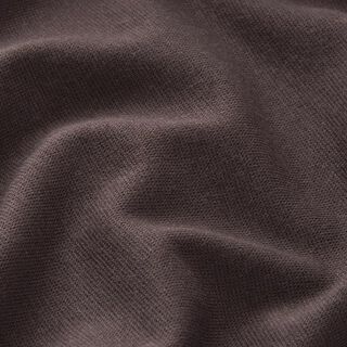 Rib stof ensfarvet – mørkebrun | Reststykke 110cm, 