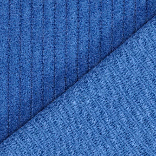 Bred cord forvasket Ensfarvet – jeansblå,  image number 3
