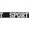 Gummibånd sport – sort/hvidt,  thumbnail number 1