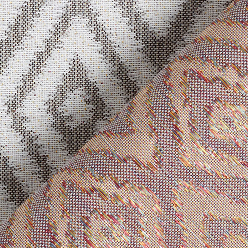 Outdoorstof jacquard Ethno – grå,  image number 4