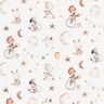 Bomuldspoplin Dyr i drømmeland Digitaltryk – uldhvid,  thumbnail number 1