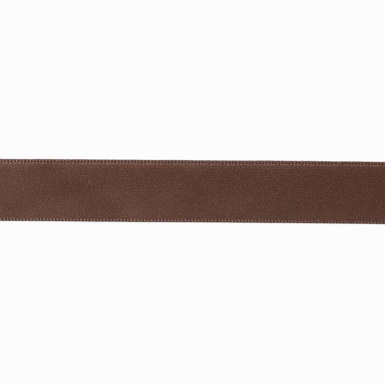 Satinbånd [15 mm] – mørkebrun,  image number 1
