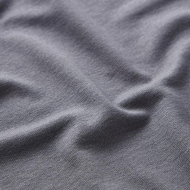 Viskose Jersey Let – skiffergrå,  image number 3