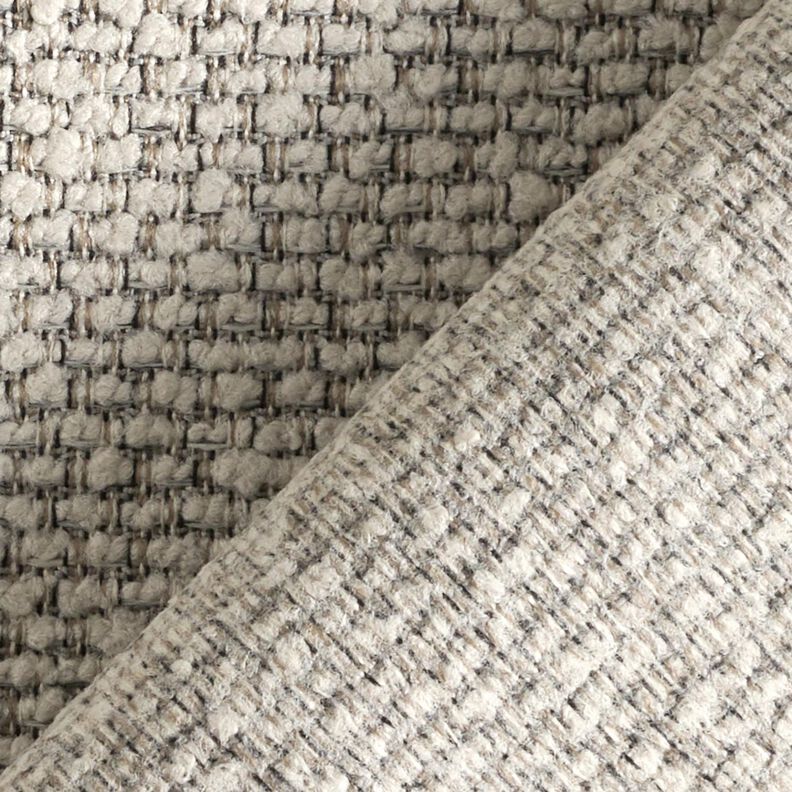 Outdoor stof bouclé-look – lys taupe,  image number 4