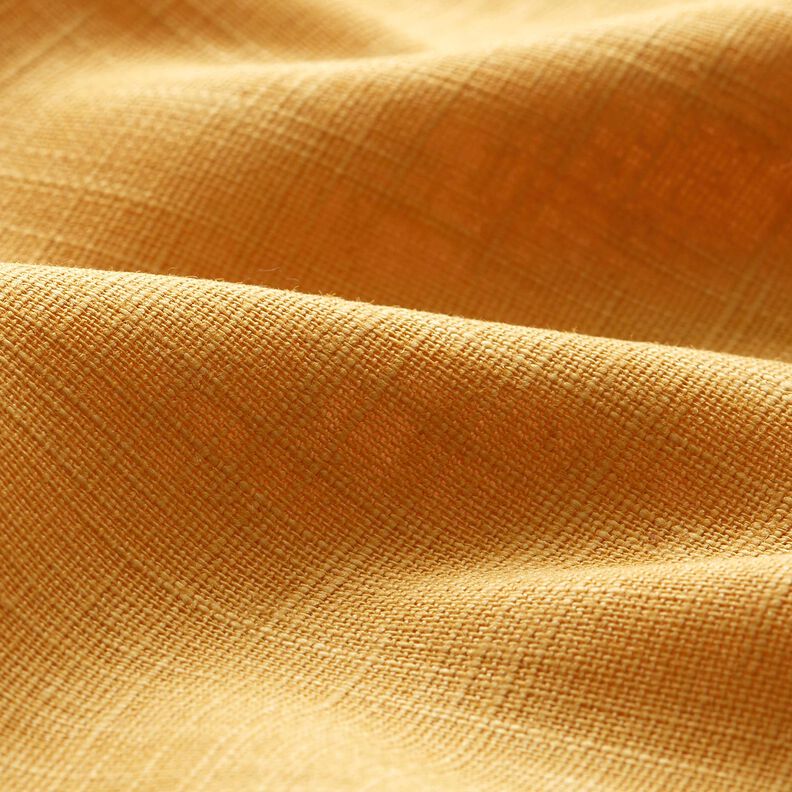 Hørstof Ramie-miks medium – karrygul,  image number 2