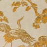 Dekorationsstof Canvas kinesisk trane – beige/karrygul,  thumbnail number 6