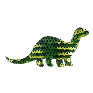 Applikation  Dinosaurer [ 3 x 6,5 cm ] – grøn, 
