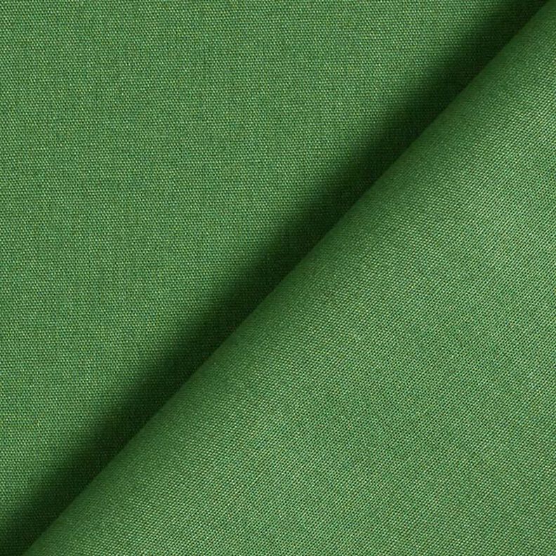 Bomuldspoplin Ensfarvet – mørkegrøn,  image number 5
