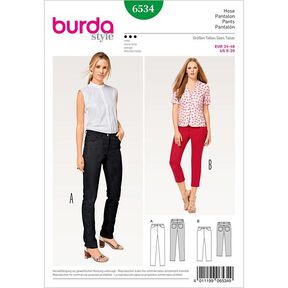 Bukser / Jeans / 3/4 Hose, Burda 6534, 