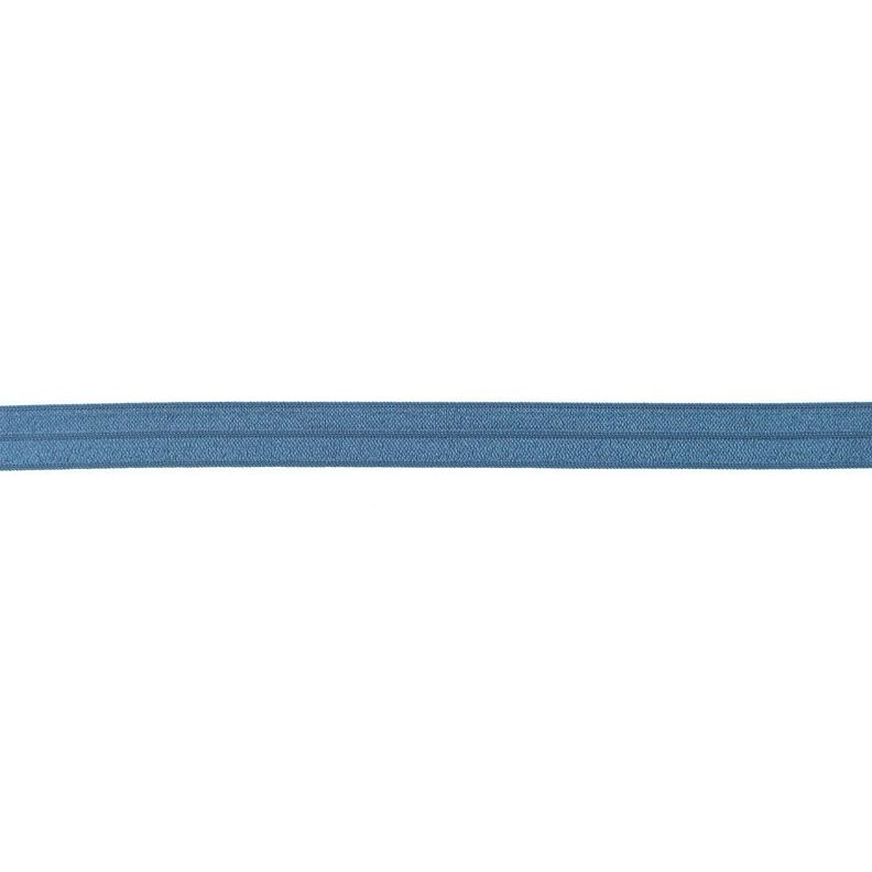 Elastisk indfatningsbånd  blank [15 mm] – jeansblå,  image number 1